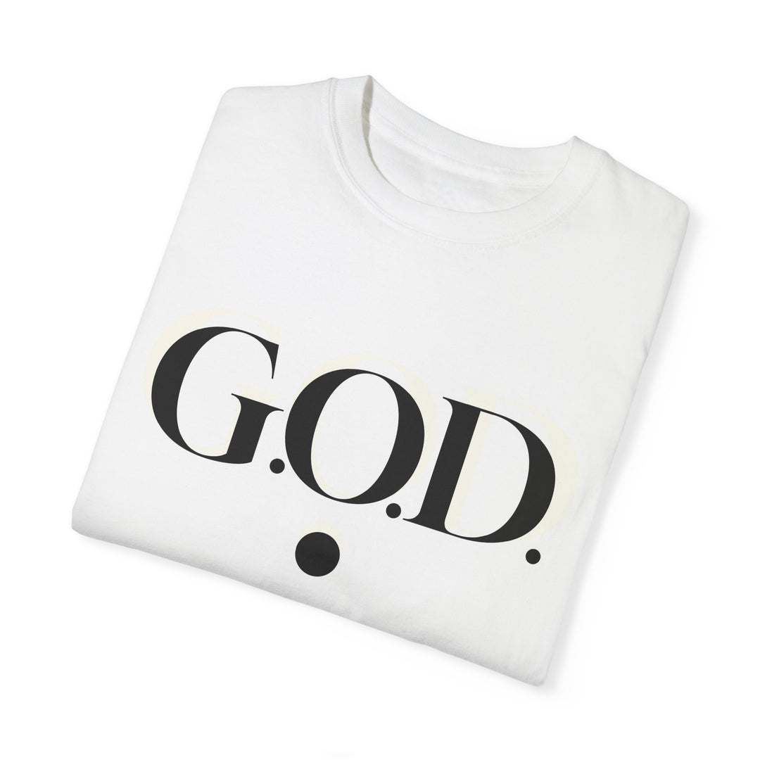 GOD.COM Unisex Garment-Dyed T-shirt