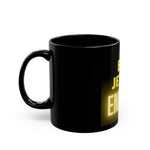 Load image into Gallery viewer, Big Jesus Energy 11oz Black Mug
