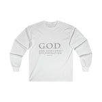 Load image into Gallery viewer, God Overcomes Discrimination Clothing Ultra Cotton Long Sleeve Tee
