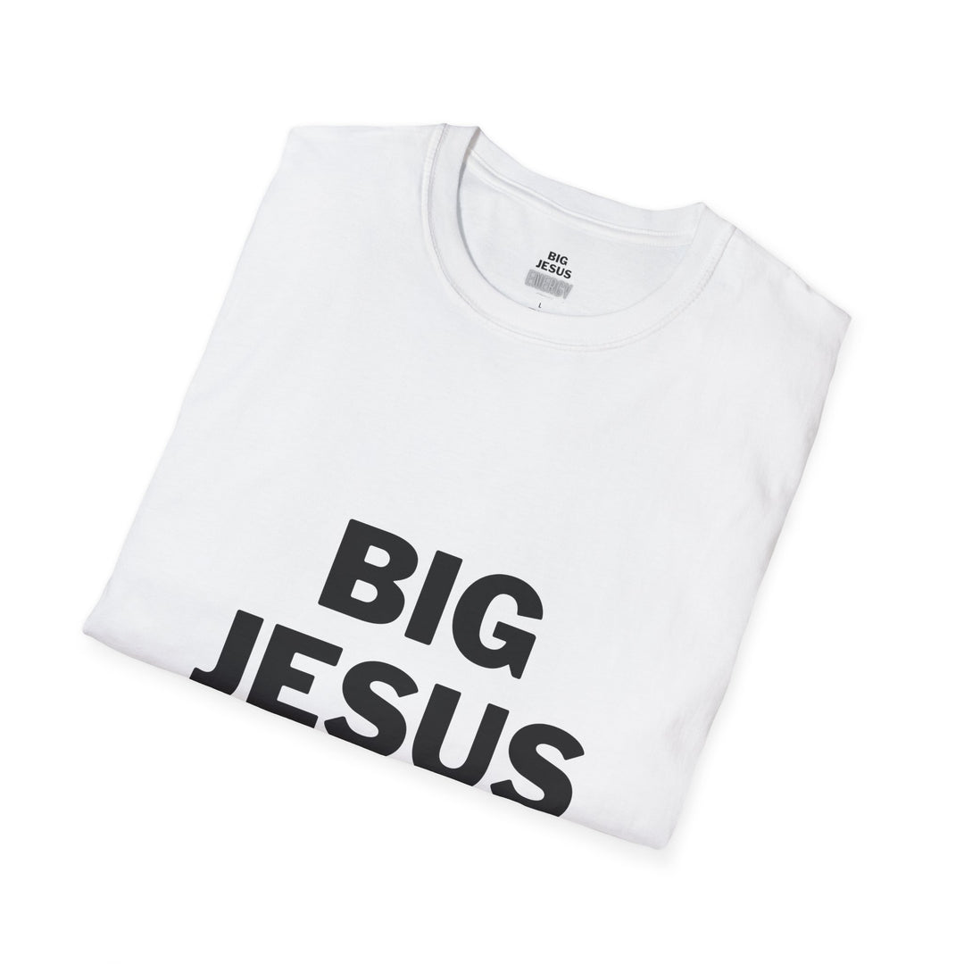 Big Jesus Enegry Unisex Softstyle T-Shirt.