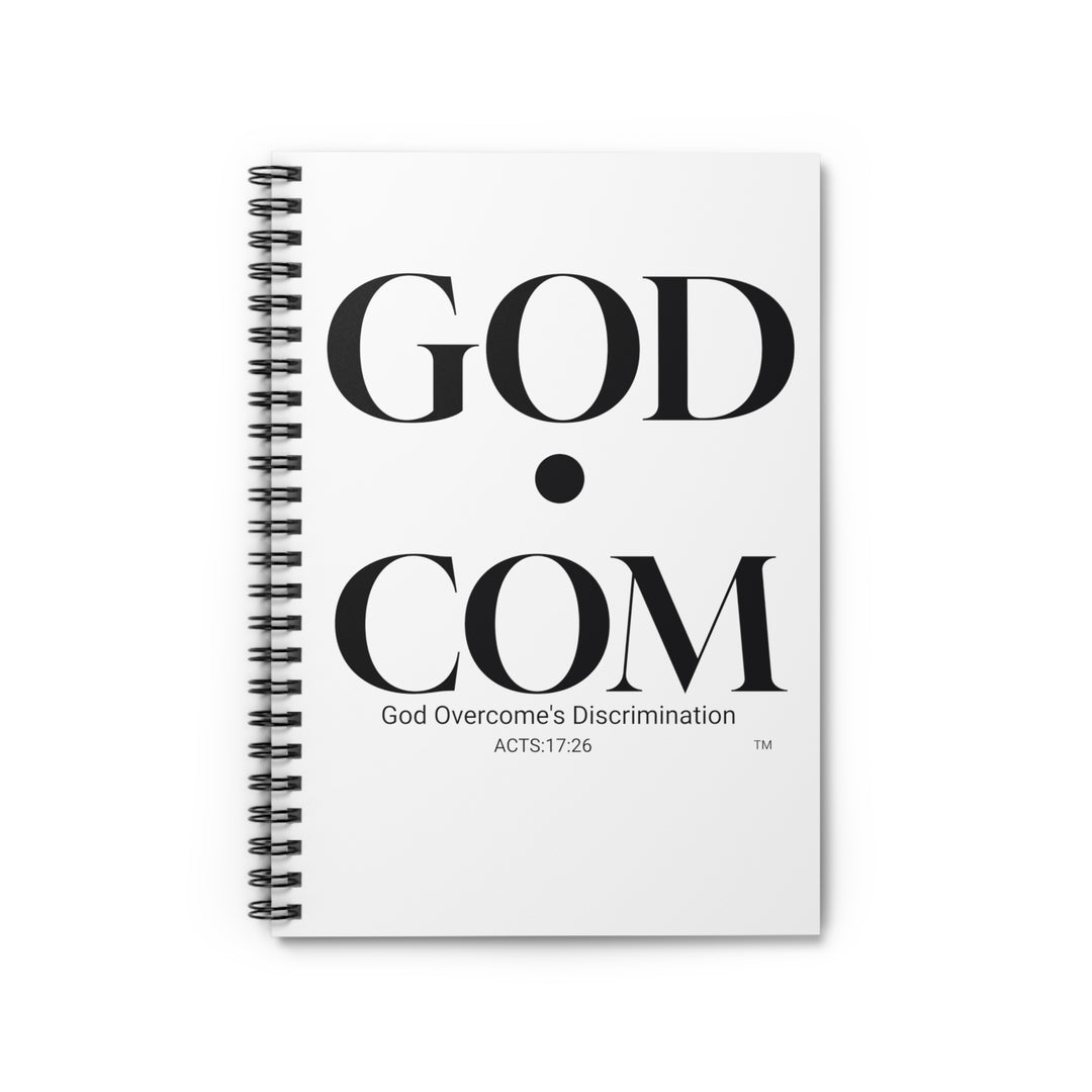 GOD.COM  Spiral Notebook - Ruled Line