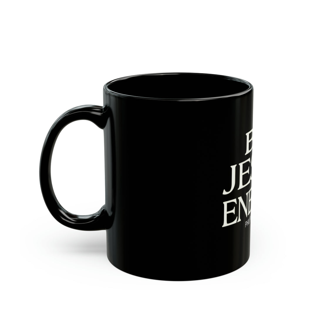 Big Jesus Energy 11oz Black Mug