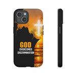 Load image into Gallery viewer, Christian Phone Case - God Overcomes Discrimination, Tough Cases
