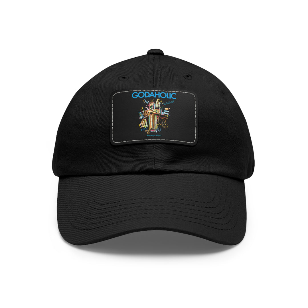 Godaholic Dad Hat with Leather Patch (Rectangle)