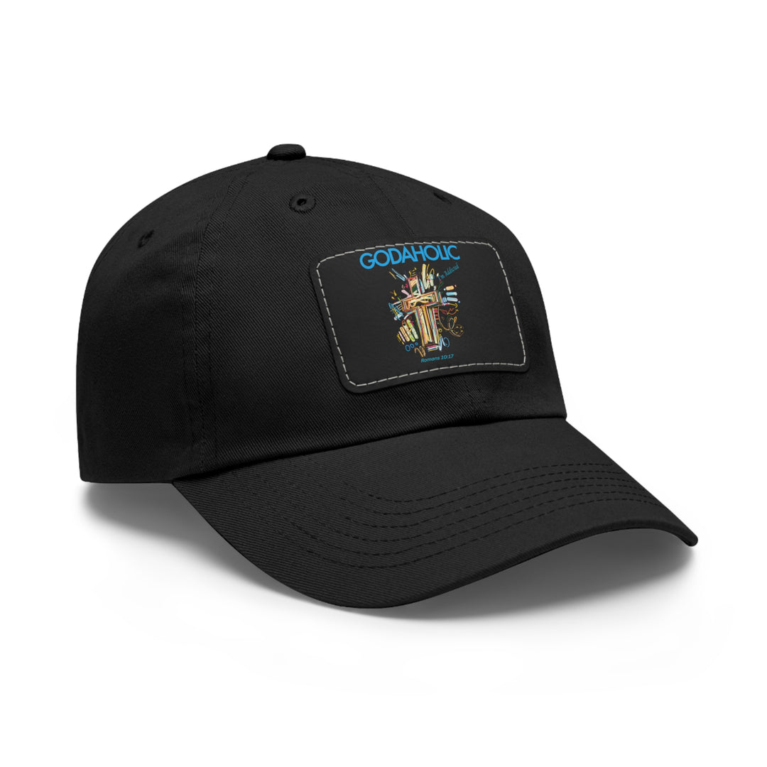 Godaholic Dad Hat with Leather Patch (Rectangle)