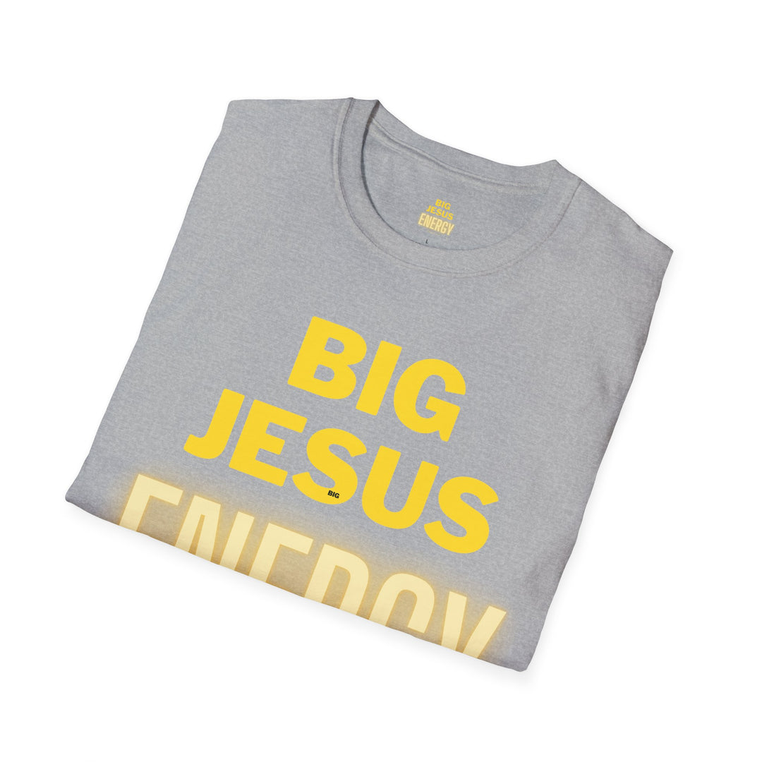 Big Jesus Enegry Unisex Softstyle T-Shirt.