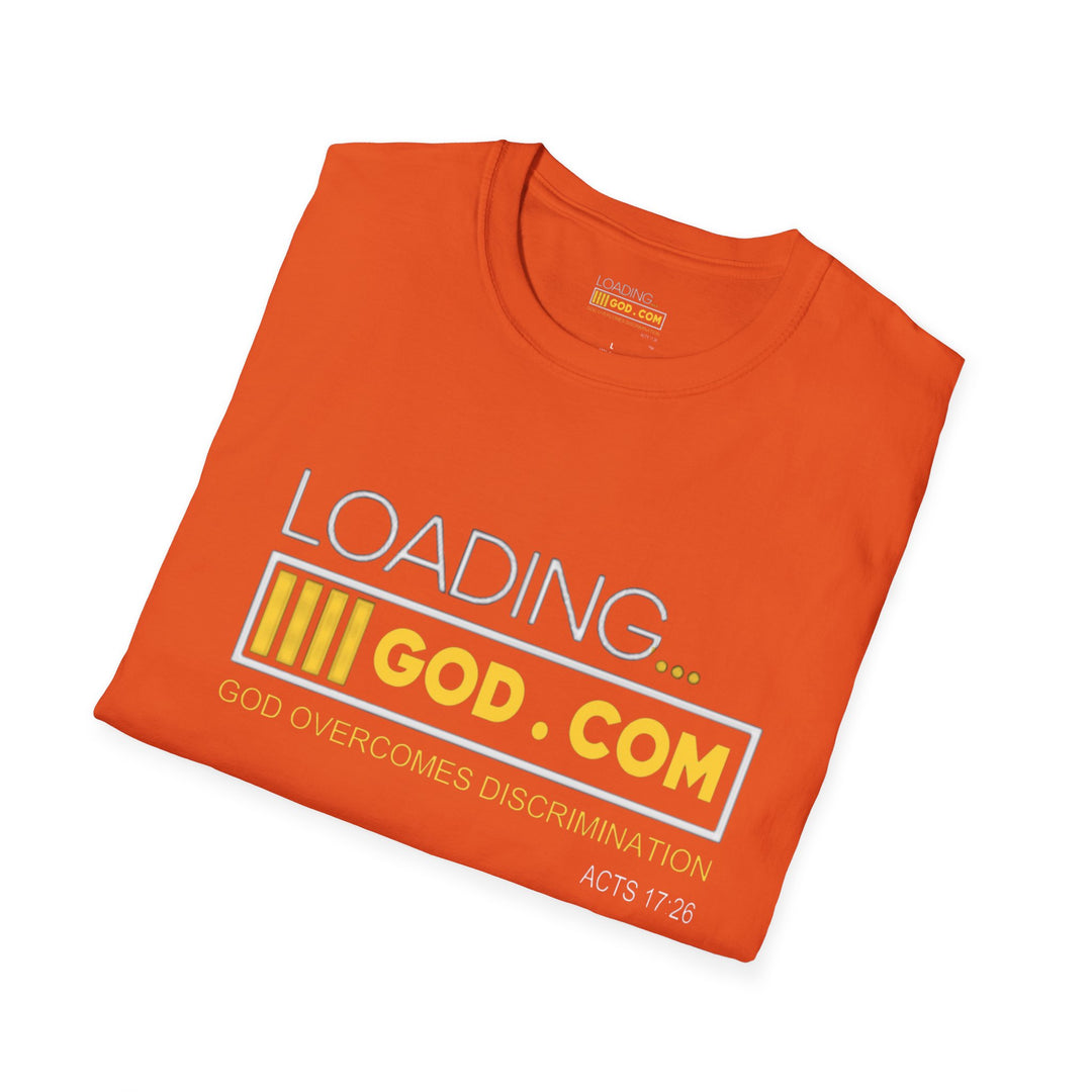 G.O.D.COM Unisex Softstyle T-Shirt.