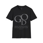 Load image into Gallery viewer, God Overcomes Discrimination 2 Unisex Softstyle T-Shirt Design 2
